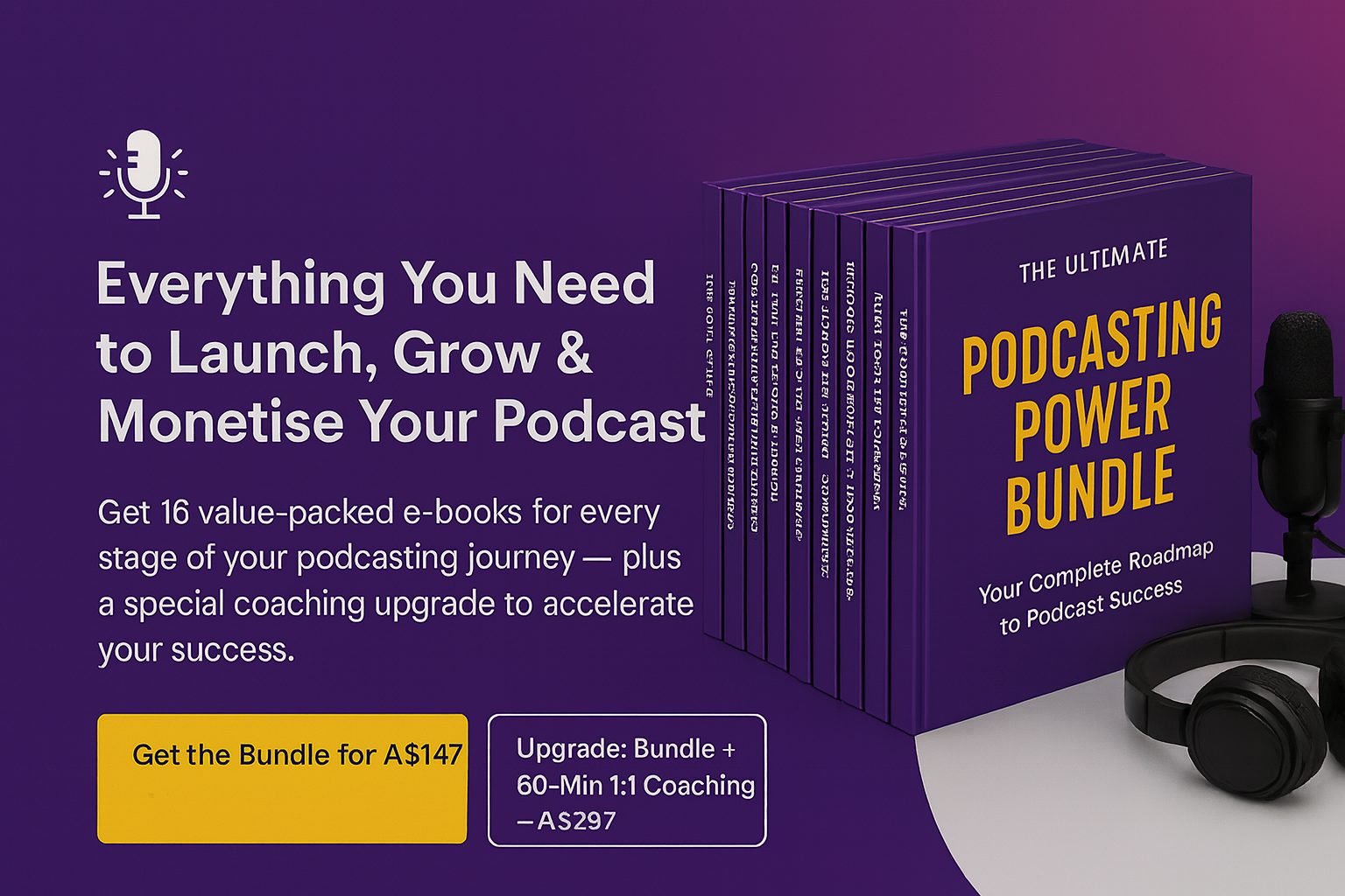 The Ultimate Podcasting Power Pack The Ultimate Podcasting Power Pack