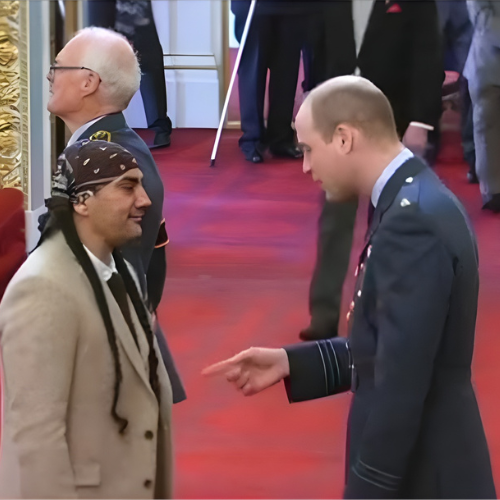 Toby Gorniak Receiving MBE Toby Gorniak Receiving MBE