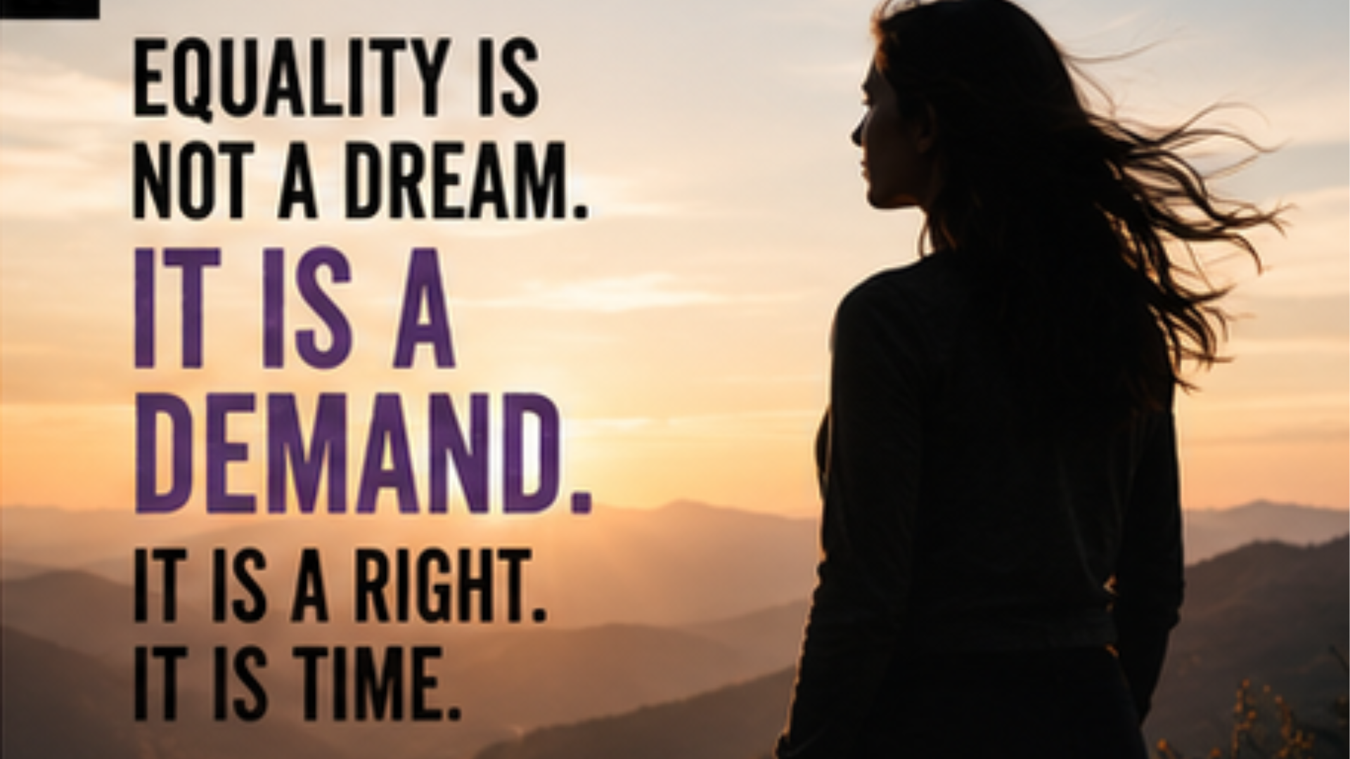 Equality is Not a Dream