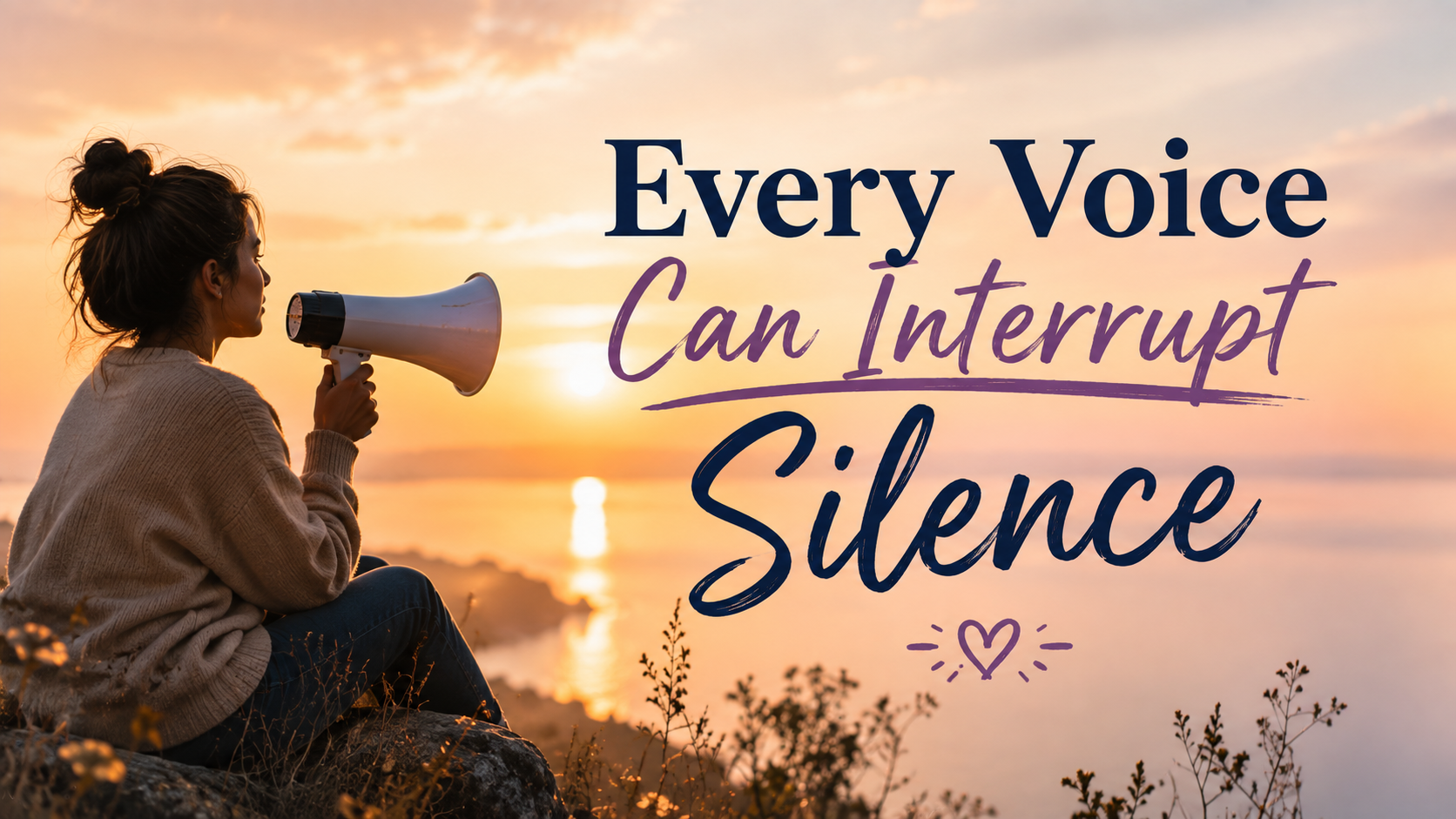 Every Voice Can Interrupt Silence - Rose Davidson Every Voice Can Interrupt Silence